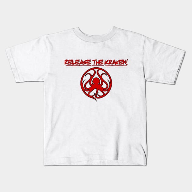 Kraken Kids T-Shirt by ElectricDreamz